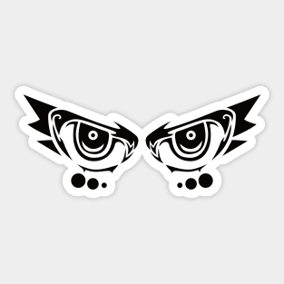 Abstract tribal tattoo with eye concept No. A5 Sticker